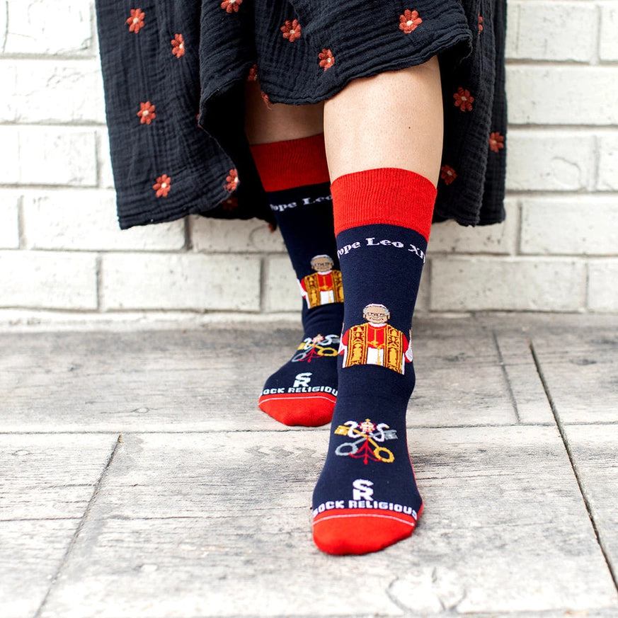 Pope Leo XIV - Chicago Adult Socks (Red)