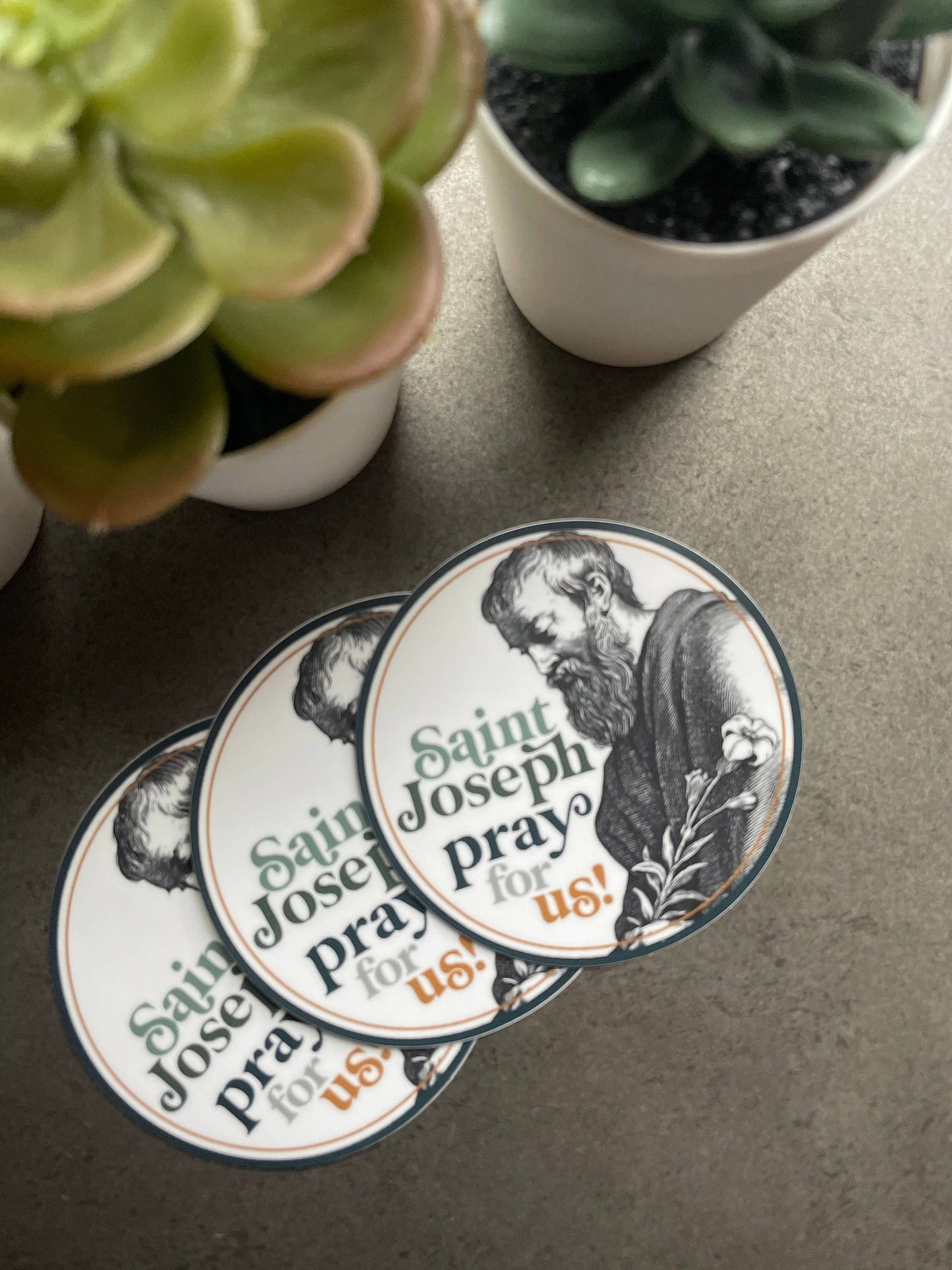St. Joseph Pray For Us Catholic Sticker