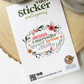 Jesus I surrender myself to You Waterproof Sticker I Gift