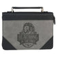 Bible Cover Classic Gray/Black Be Strong Eph. 6:10