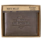 Wallet Leather With God All Things are Possible Matt. 19:26