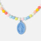 Miraculous Medal Plastic Children's Necklace