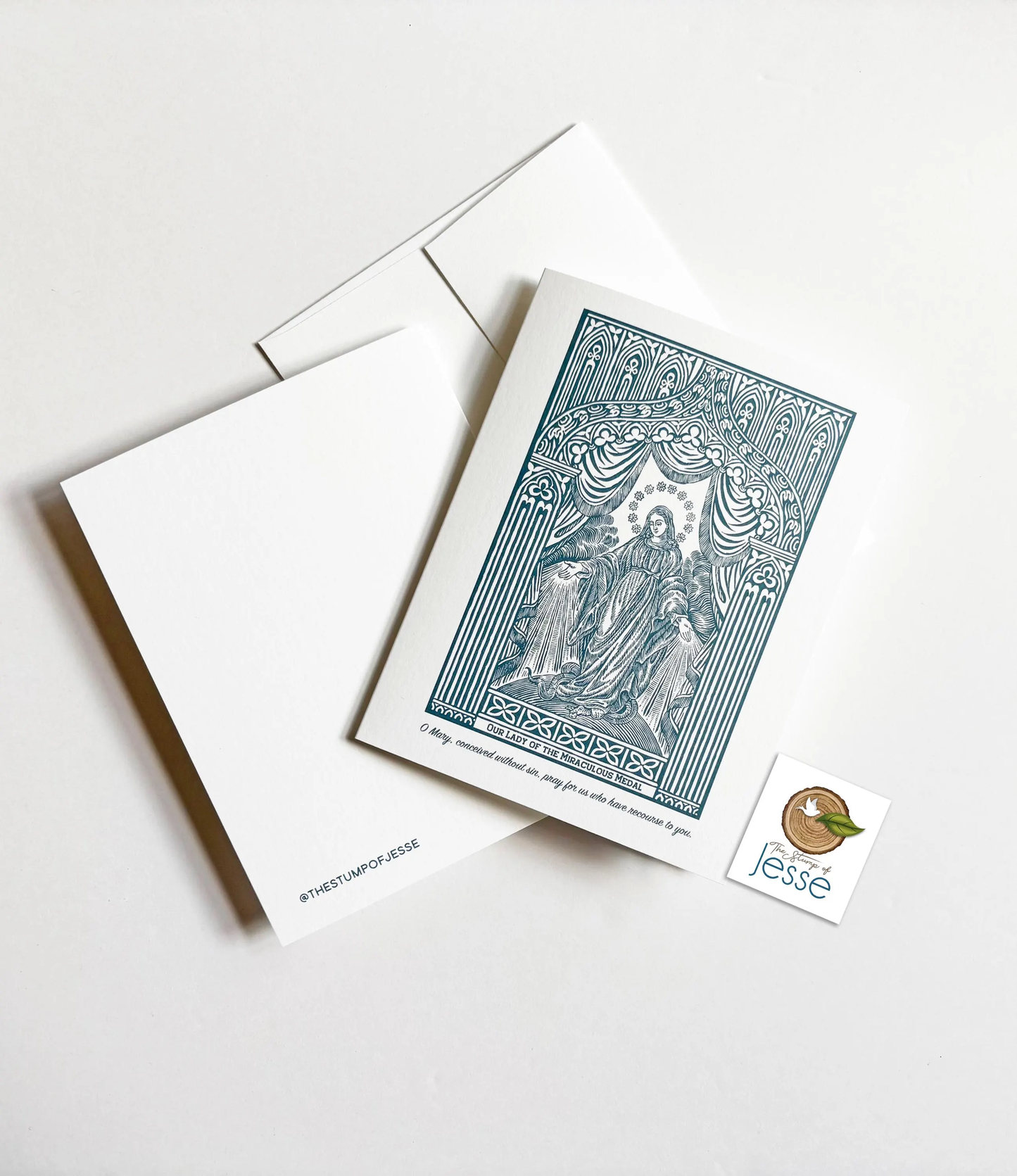 Our Lady of the Miraculous Medal Greeting Card I Gift