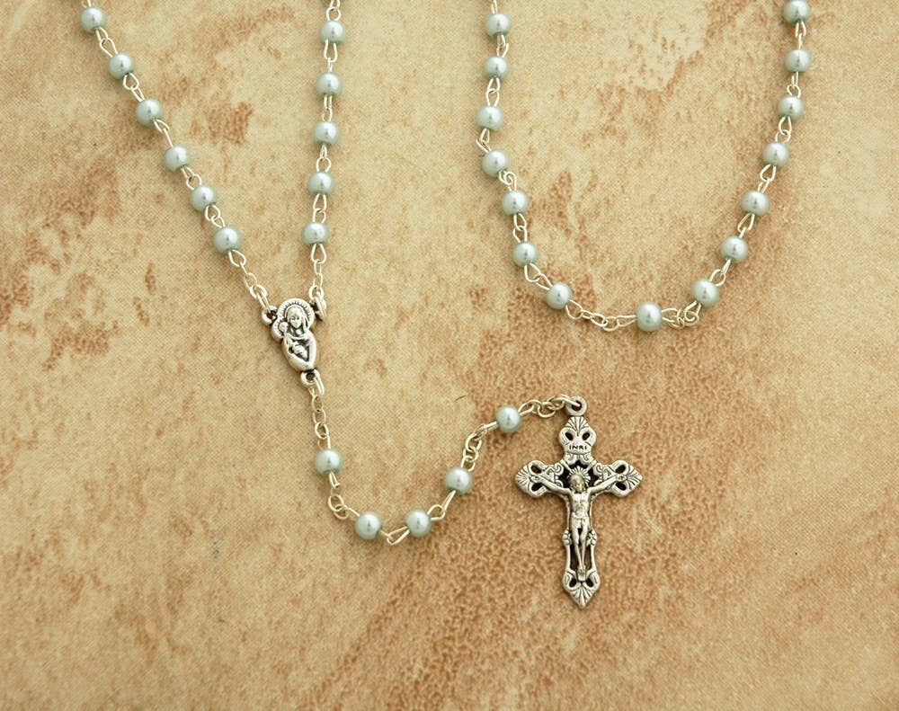 Italian Pearl Beads Pendant Necklace