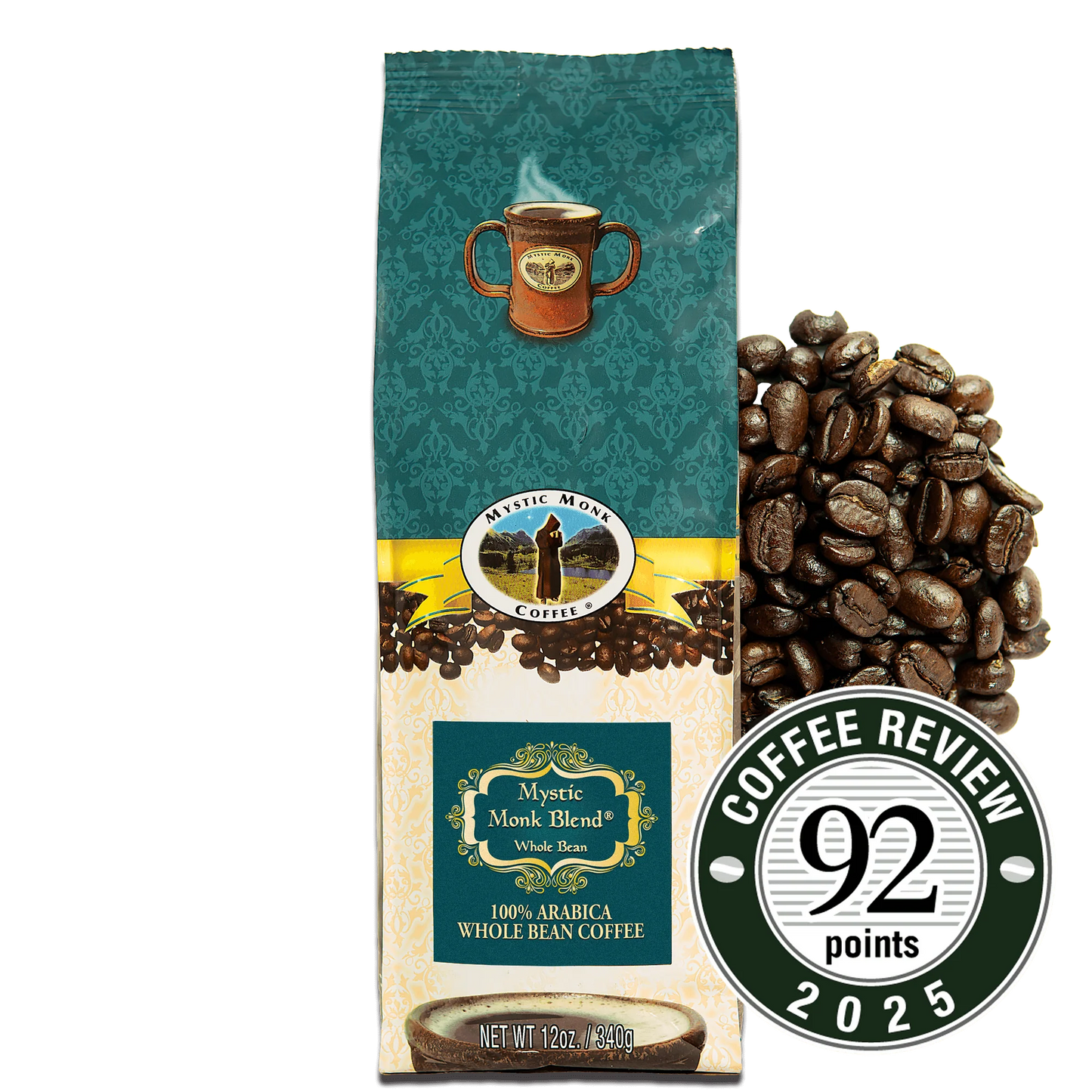 Mystic Monk Blend Whole Bean Coffee