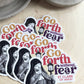 St. Clare of Assisi Waterproof Catholic Sticker
