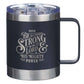 Mug SS Camp Black Be Strong Eph. 6:10