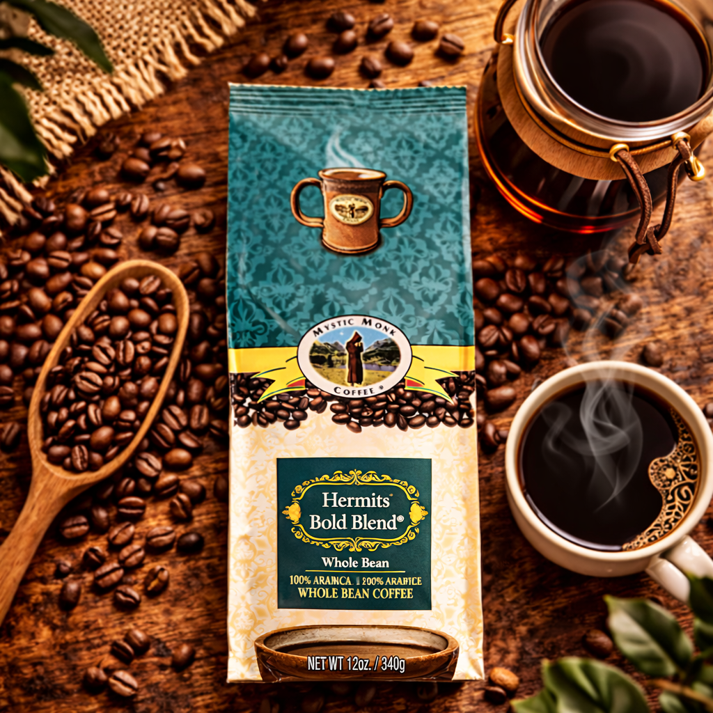 Hermits Bold Blend Whole Bean Coffee