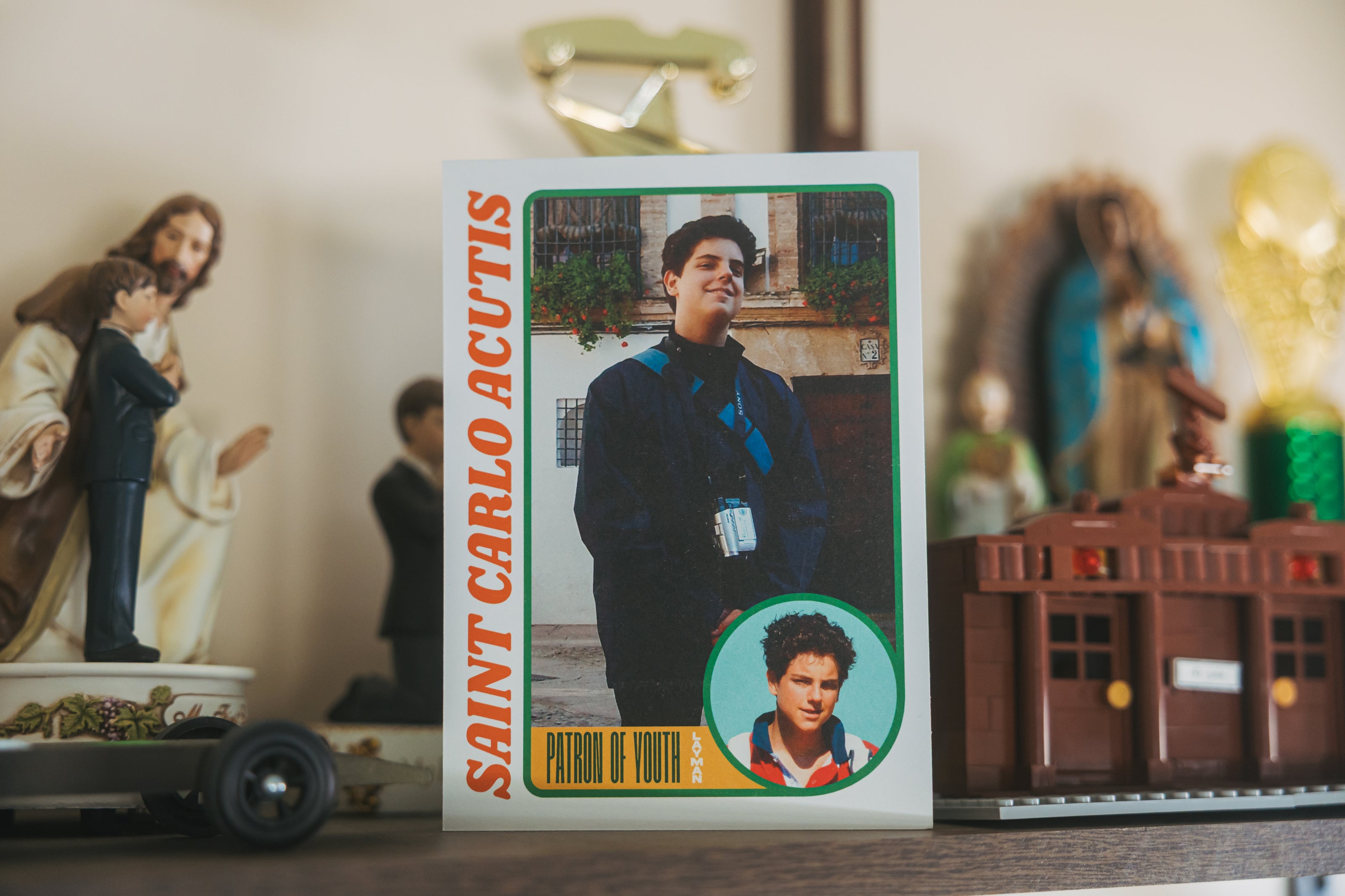Retro Holy Card | St. Carlo Acutis