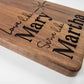 Love Like Mary Serve Like Martha Engraved Cutting Board