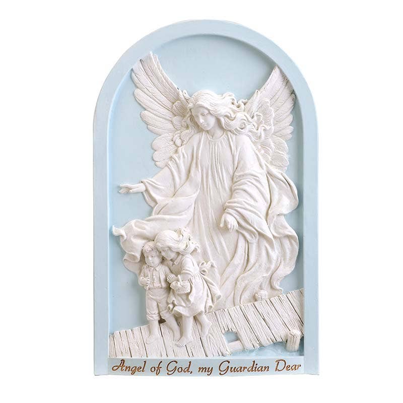 Guardian Angel Wall Plaque-Boy