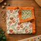 Holy Family Hearts Luxury Double Sided Muslin Blanket