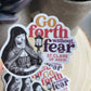St. Clare of Assisi Waterproof Catholic Sticker