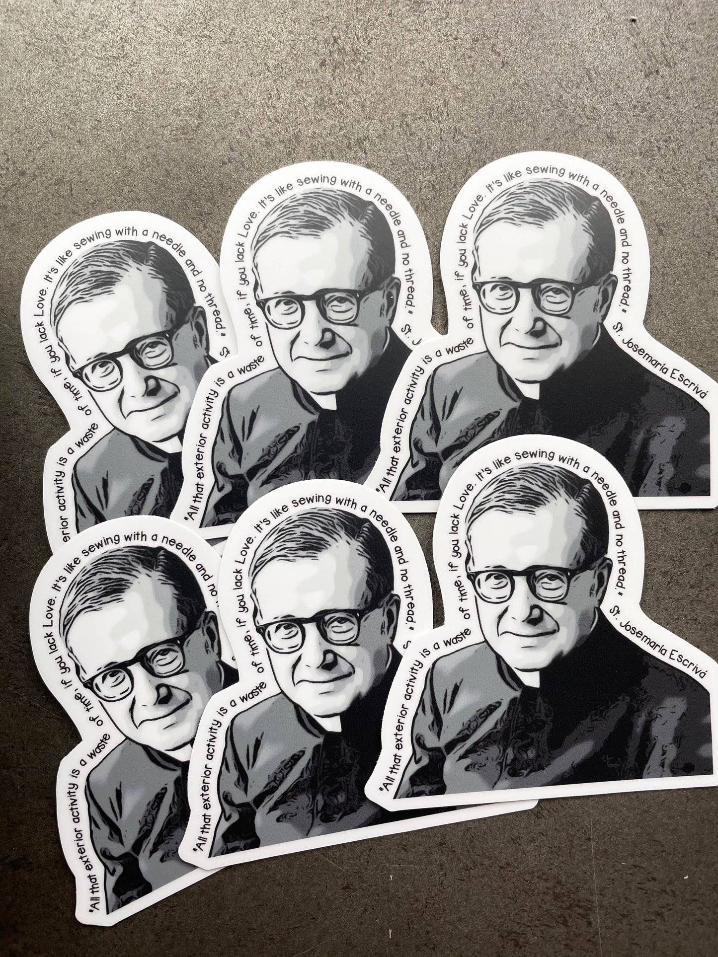 St. Josemaria Escriva Catholic Sticker