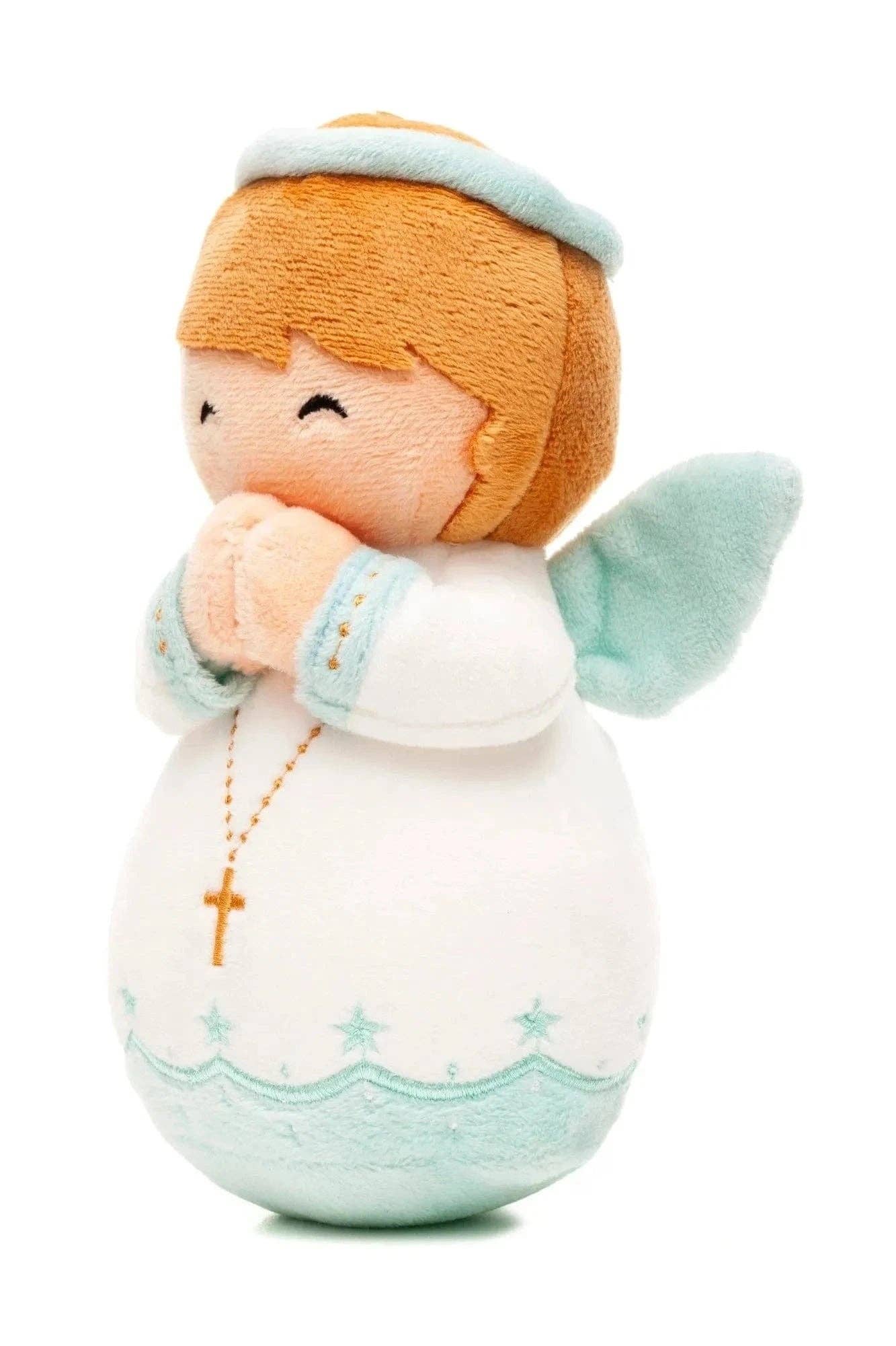 Guardian Angel Boy Catholic Plush Doll