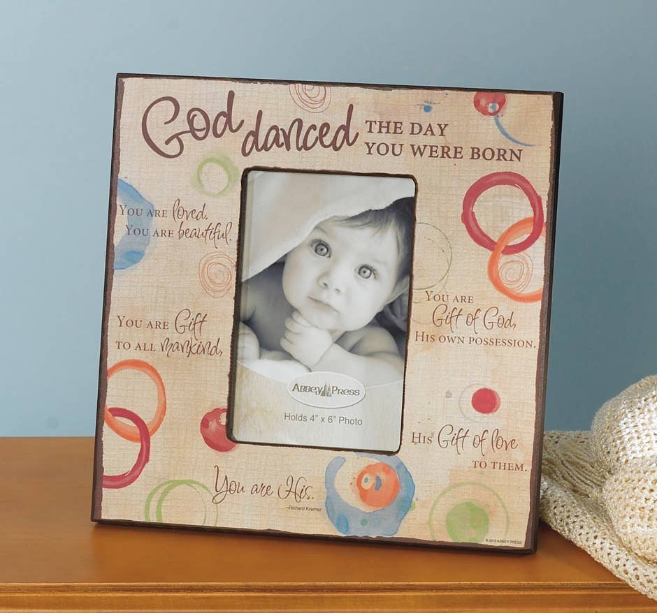 God Danced Baby Frame