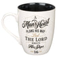 Mug Man's Heart Prov. 16:9 Black