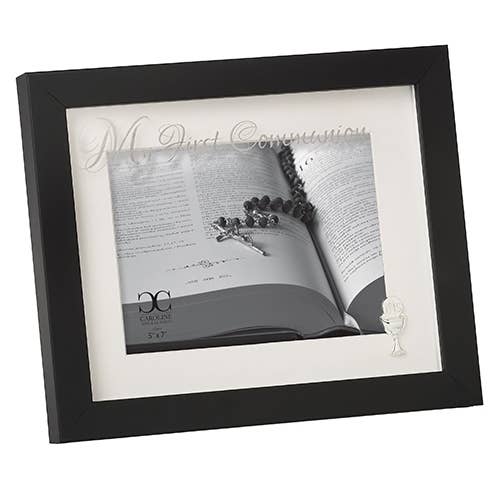 First Communion Black Frame