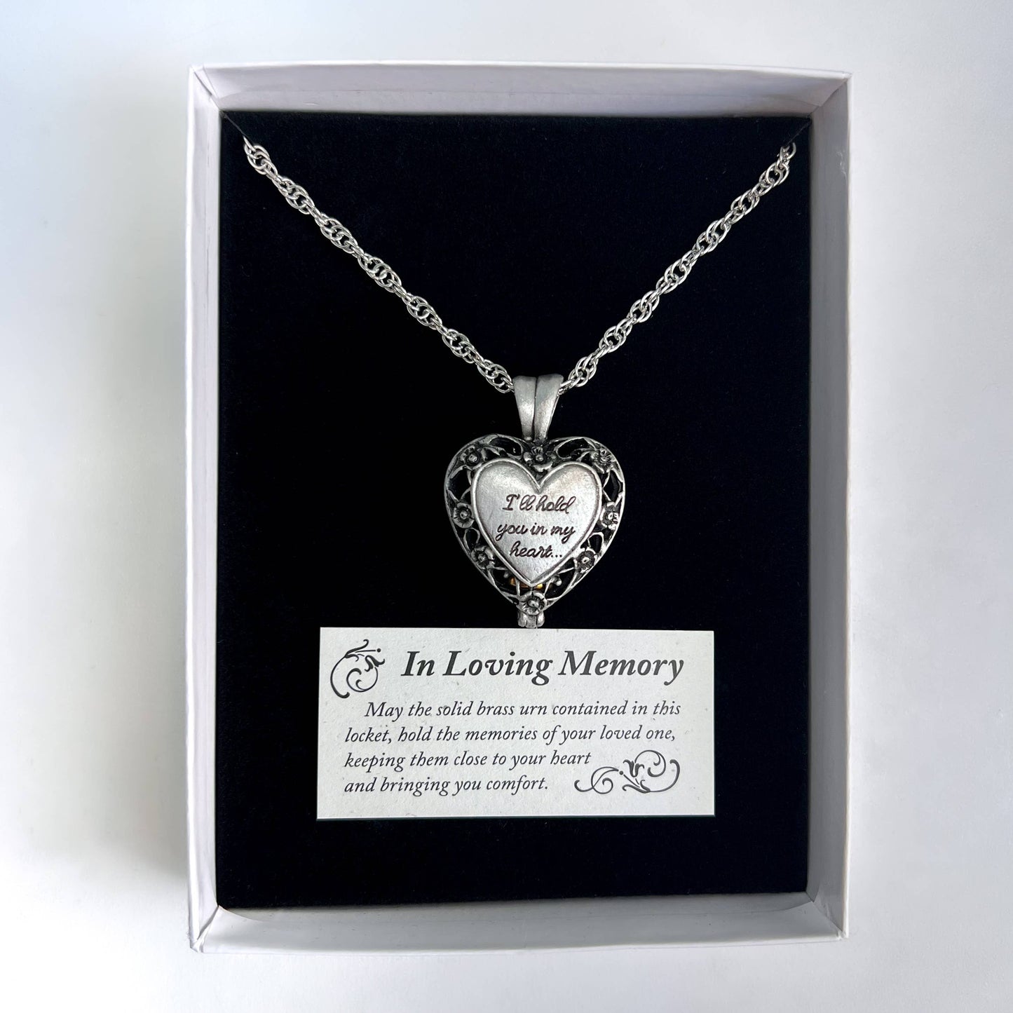 Hold You In Heaven Heart Locket