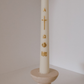 Alpha & Omega Baptism Candle (Gold)