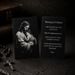 Metal Prayer Card and Personalized Wood Case