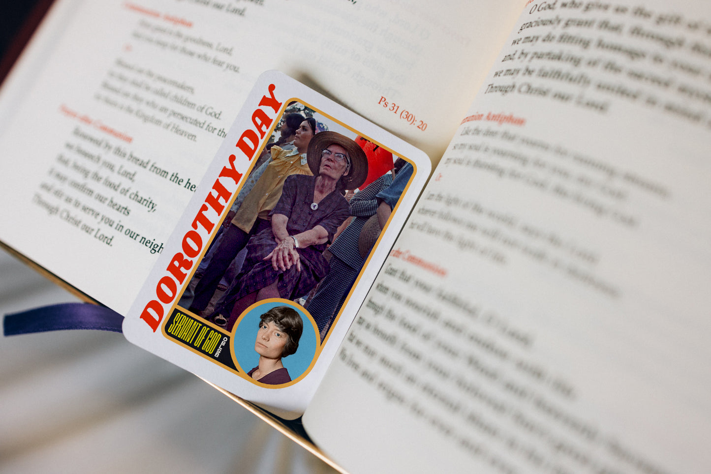 Retro Holy Card | Dorothy Day