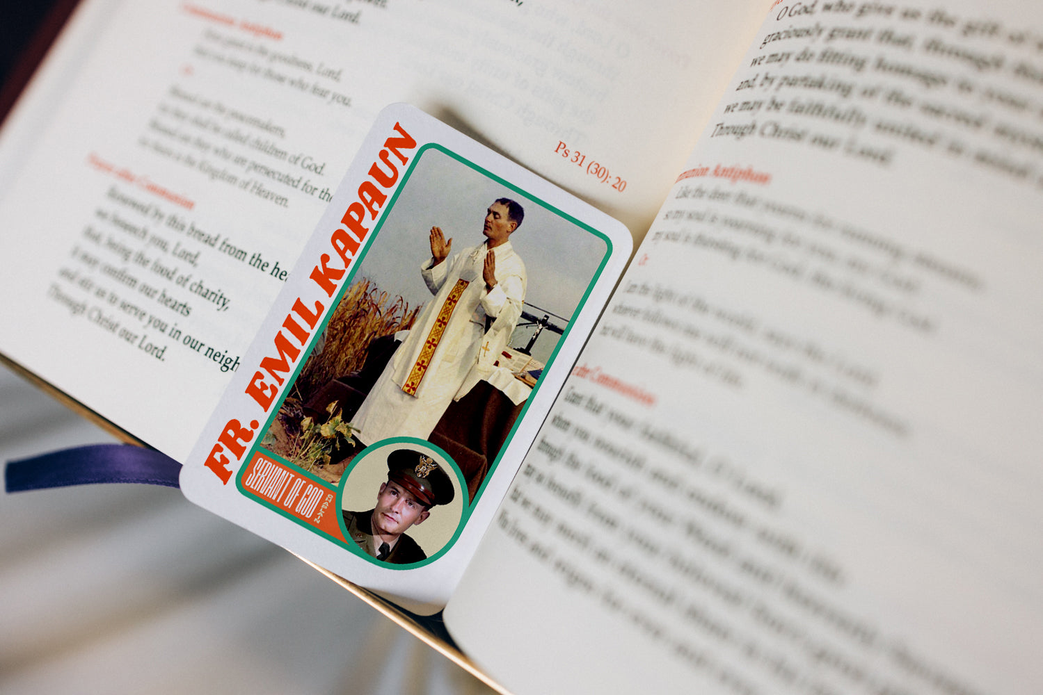 Retro Holy Card | Fr. Emil Kapaun