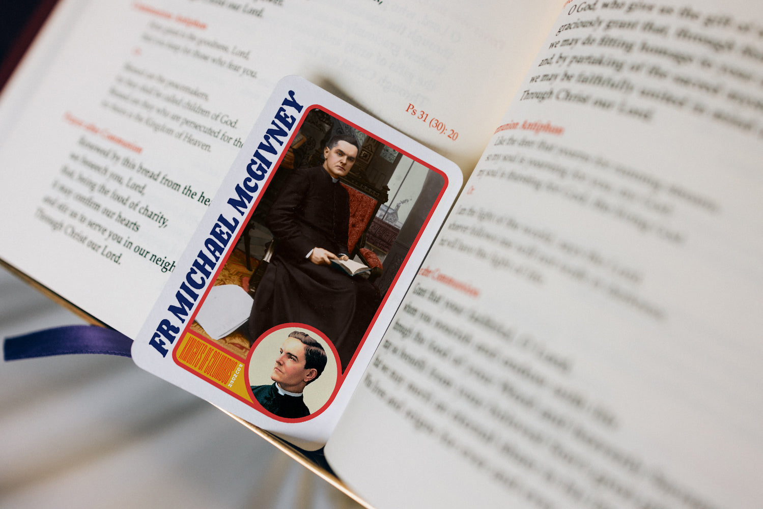 Retro Holy Card | Fr. Michael McGivney