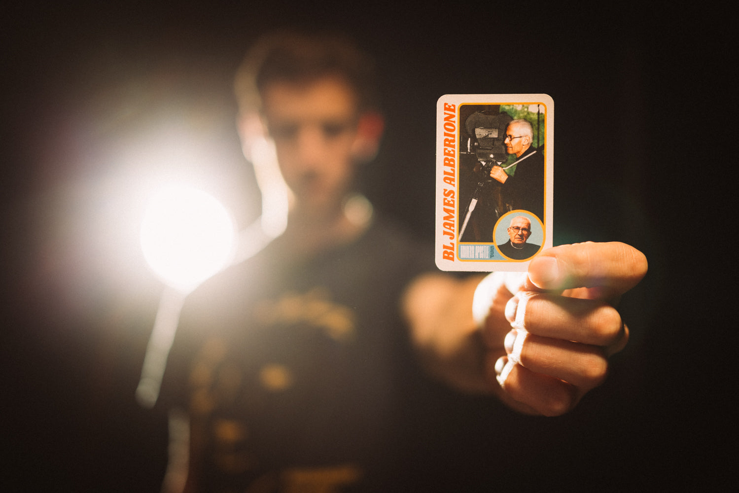 Retro Holy Card | Bl. James Alberione