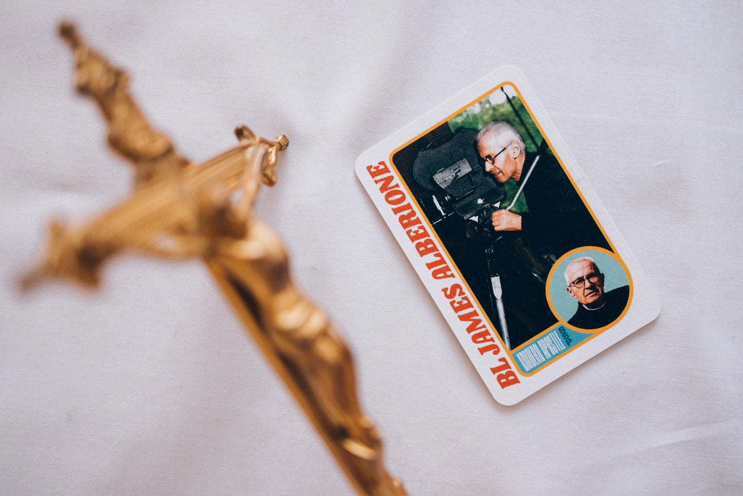 Retro Holy Card | Bl. James Alberione
