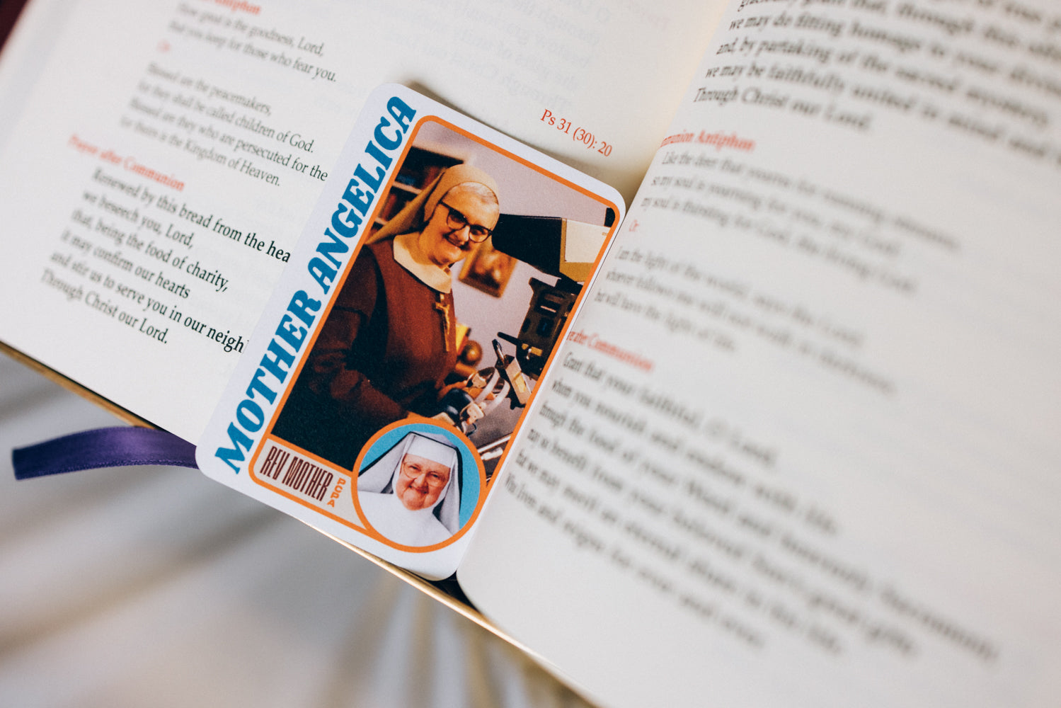 Retro Holy Card | Mother Angelica