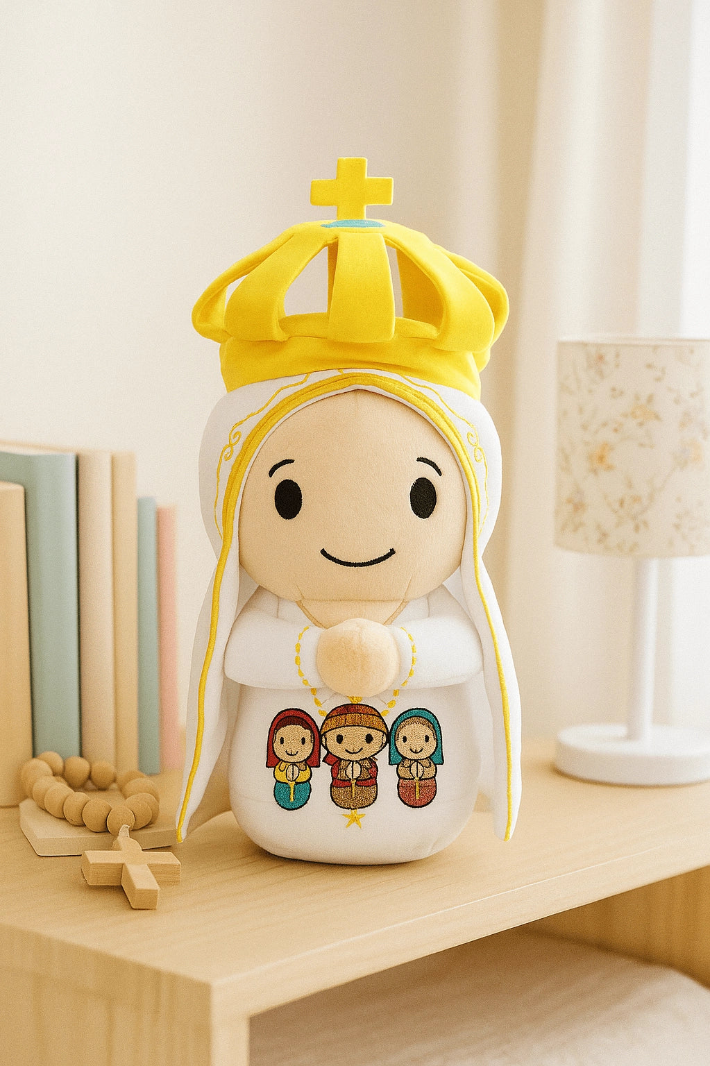 Our Lady Of Fatima Plush Doll | Peace & Prayer/8"
