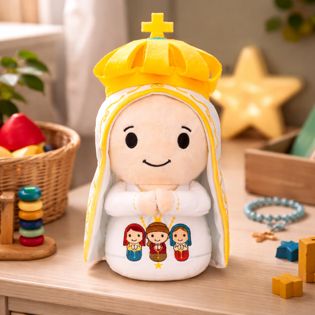 Our Lady Of Fatima Plush Doll | Peace & Prayer/8"