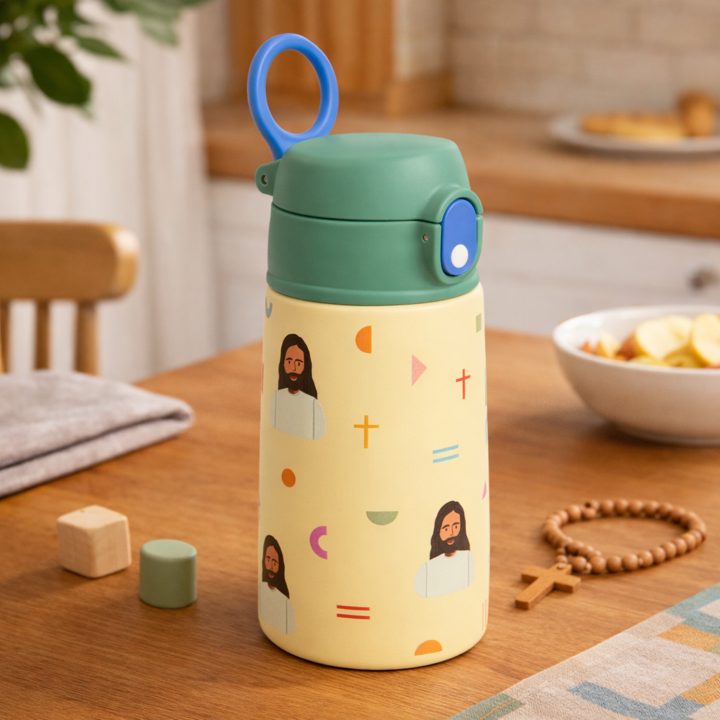 Jesus Water Bottle – 13.5oz Stainless Steel