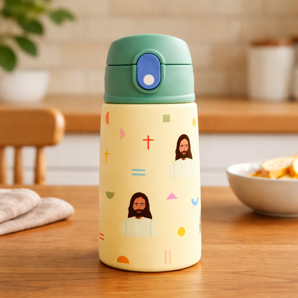 Jesus Water Bottle – 13.5oz Stainless Steel