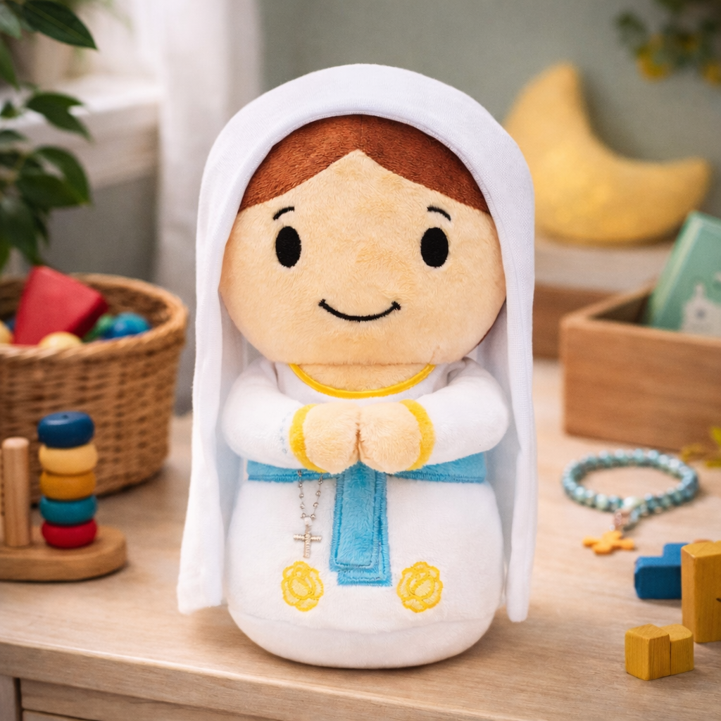 Our Lady of Lourdes Plush Doll | Healing Grace/8"