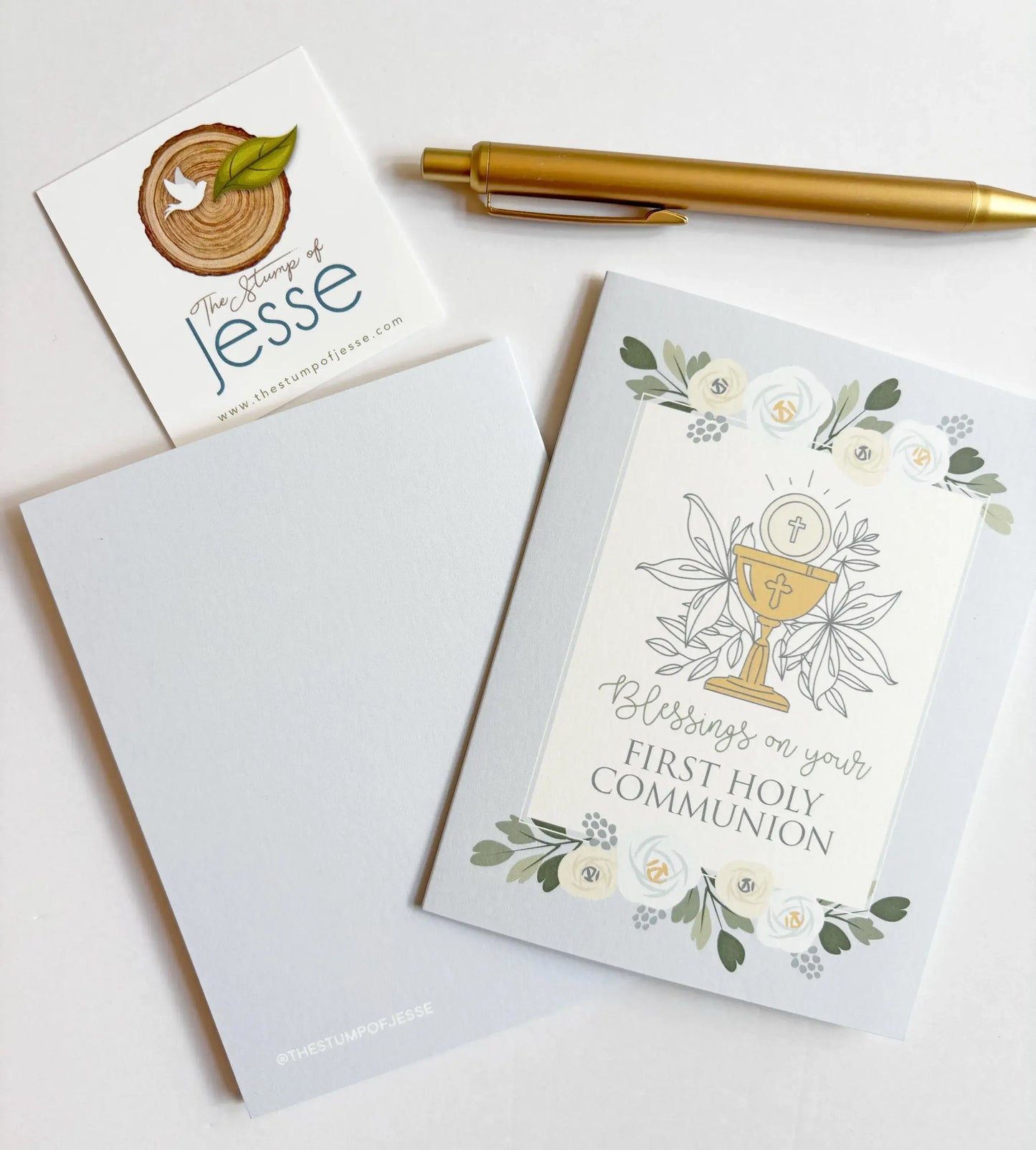 First Holy Communion Greeting Card I Catholic Gift