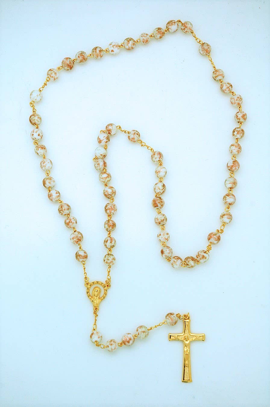 Luminous White Rosary