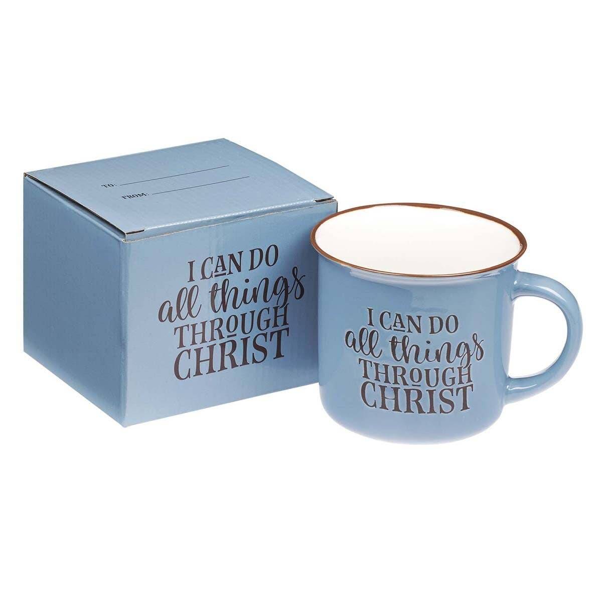 Mug Camp Blue/White All Things