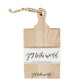 Mini Paulownia Wood Boards - Joy to the World - Set of 2