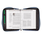 Bible Cover Value Blue/Beach Printed Footprints