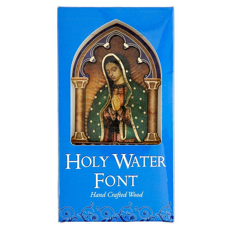 Lsr Wd Holy Water Font OL Of Guadalupe