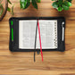 Bible Cover Classic Gray/Black Be Strong Eph. 6:10