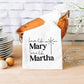Love Like Mary, Serve Like Martha Christian Kitchen Towel