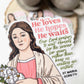St. Maria Goretti Waterproof Catholic Sticker