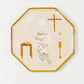 Baptism Luncheon Plates
