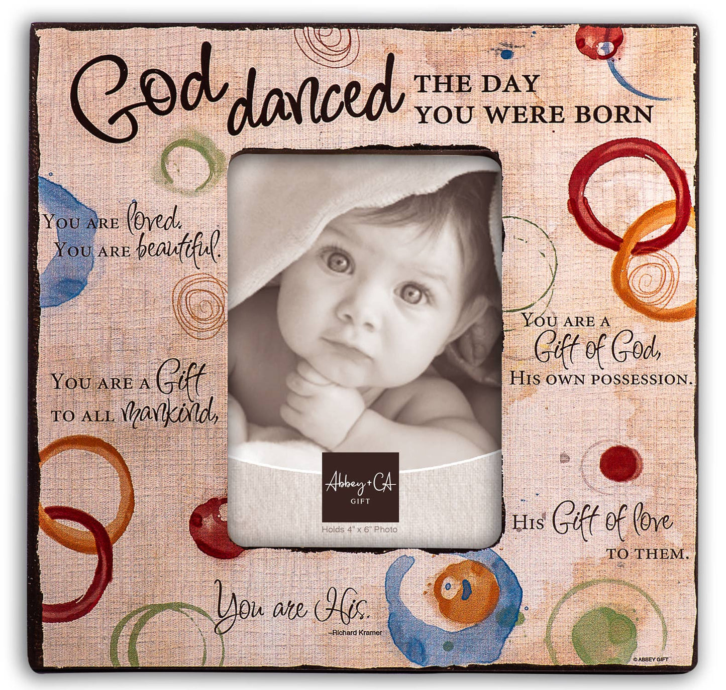 God Danced Baby Frame