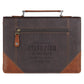 Bible Cover Classic Two-toned Brown Stand Firm 1 Cor. 16:13