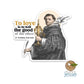 St. Thomas Aquinas Catholic Waterproof Catholic Sticker
