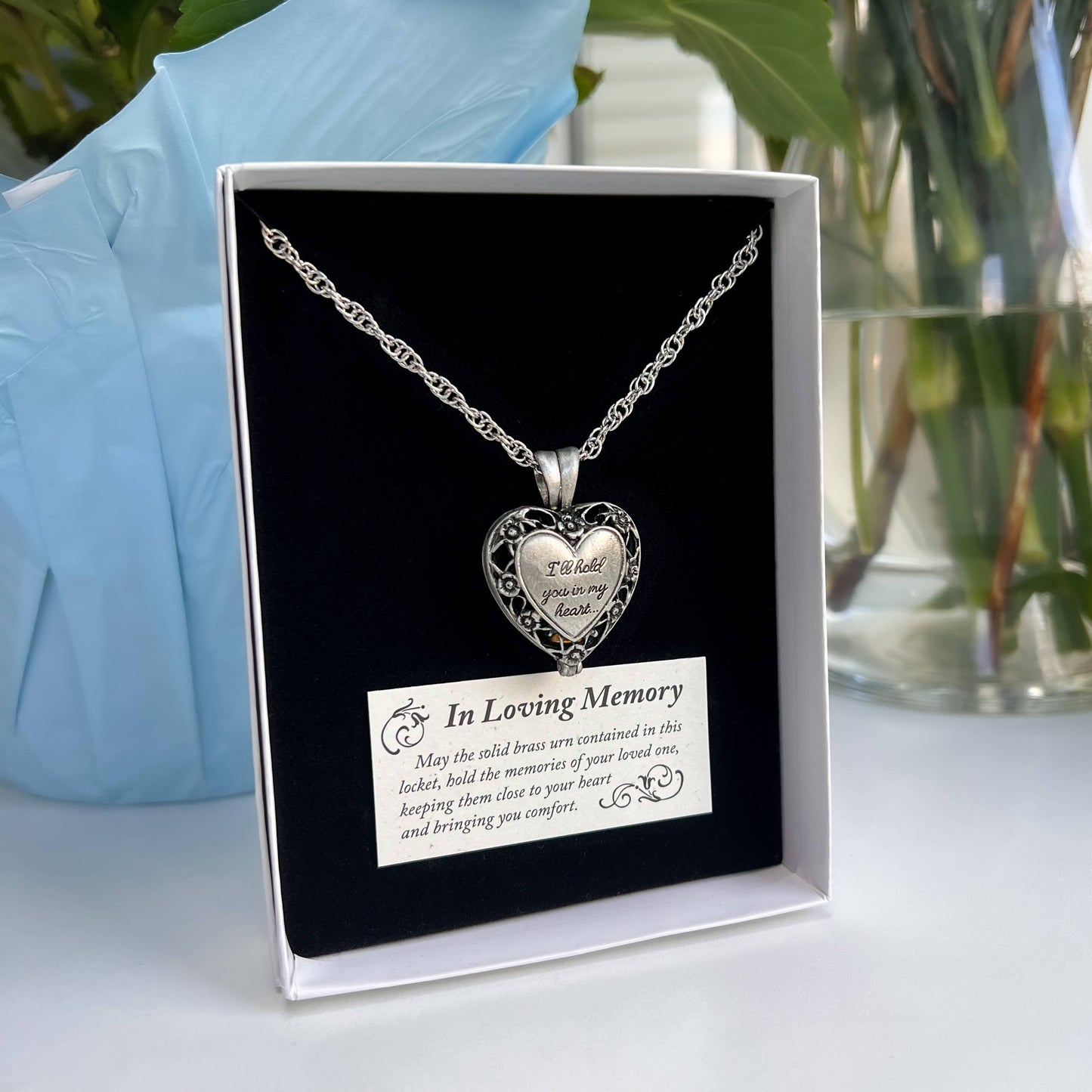 Hold You In Heaven Heart Locket